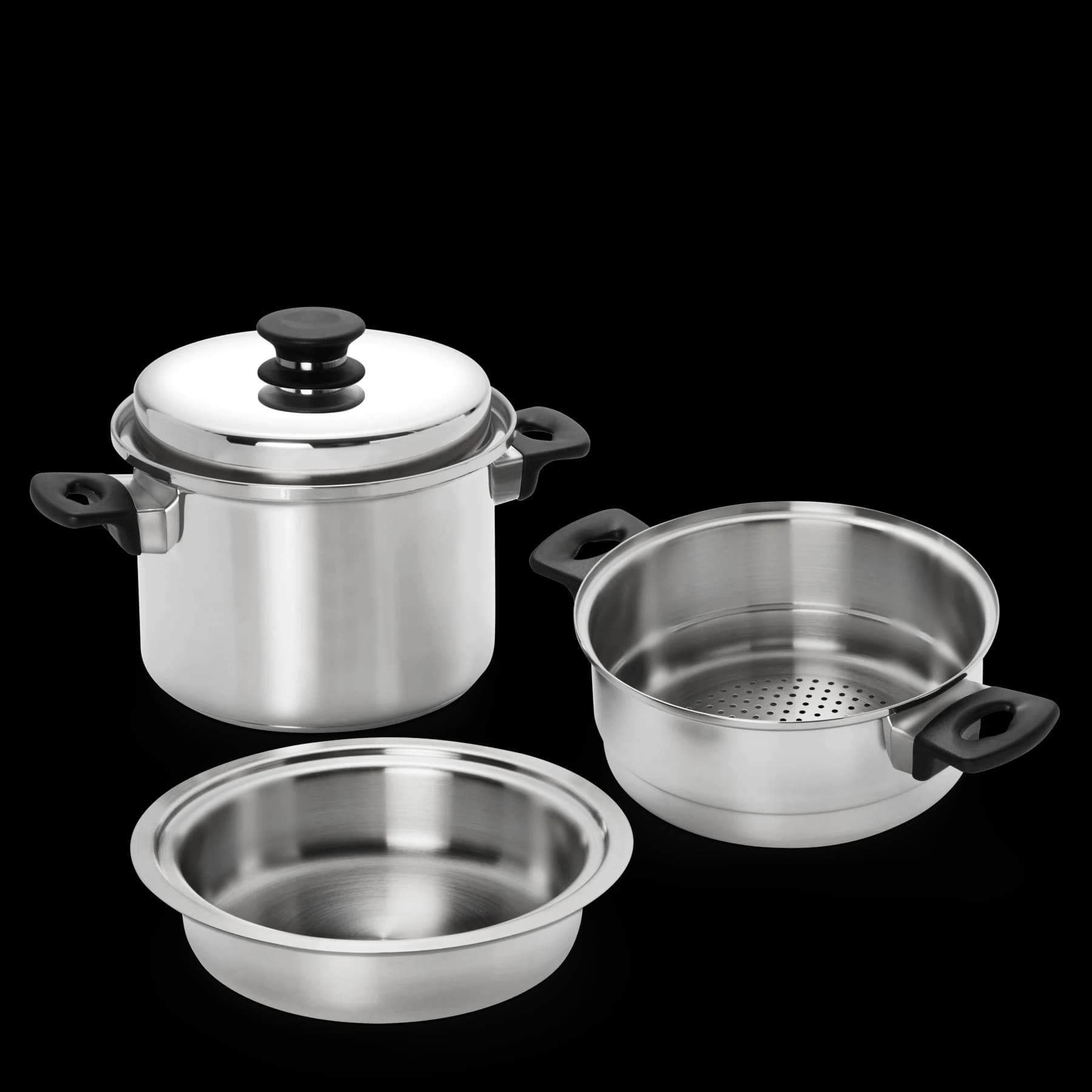 Conjunto olla de 4 l con tapa y accesorios iCook™