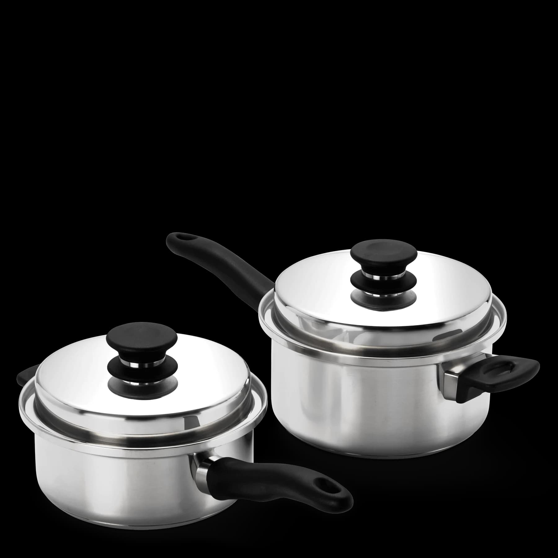 Conjunto de 2 cacerolas con tapa iCook™