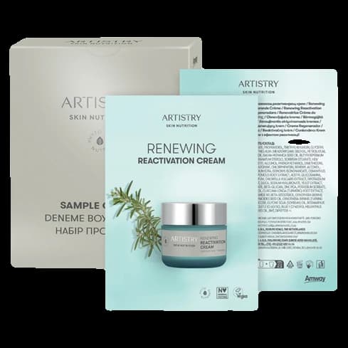 Caja con Tarjetas de Muestra de la Crema Regeneradora Artistry Skin Nutrition™