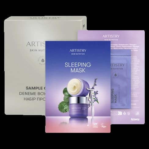 Caja con Tarjetas de Muestra de la Mascarilla Nocturna Artistry Skin Nutrition™