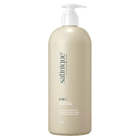 Champú y Acondicionador 2 en 1 Satinique™