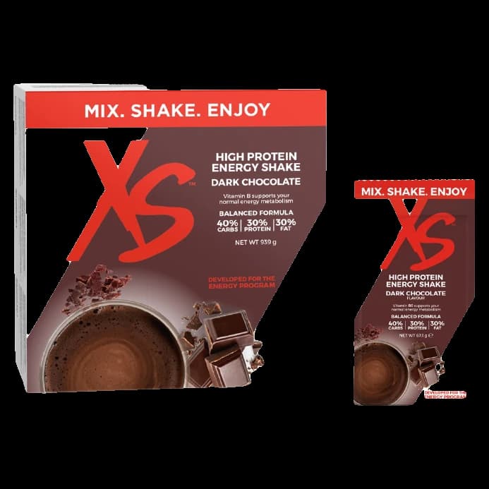 Batidos XS™ High Protein Energy Shake - Sabor chocolate negro