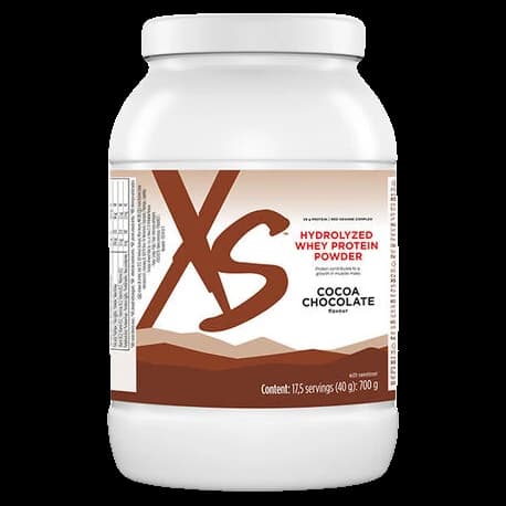 Proteína Hidrolizada de Suero en Polvo XS™ – Sabor Cacao-Chocolate